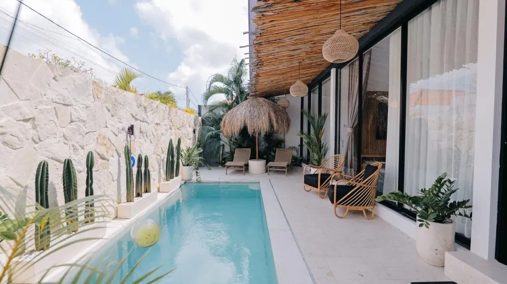 AL1 - 1BR Modern Azur Palmea Botique Kerobokan — photo 1